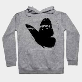 Butterfly Black Silhouette Animal Pet Cool Style Hoodie